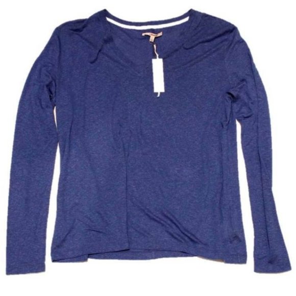 J BRAND DARBY V-Neck TOP Shirt ELECTRIC Blue - Picture 1 of 2